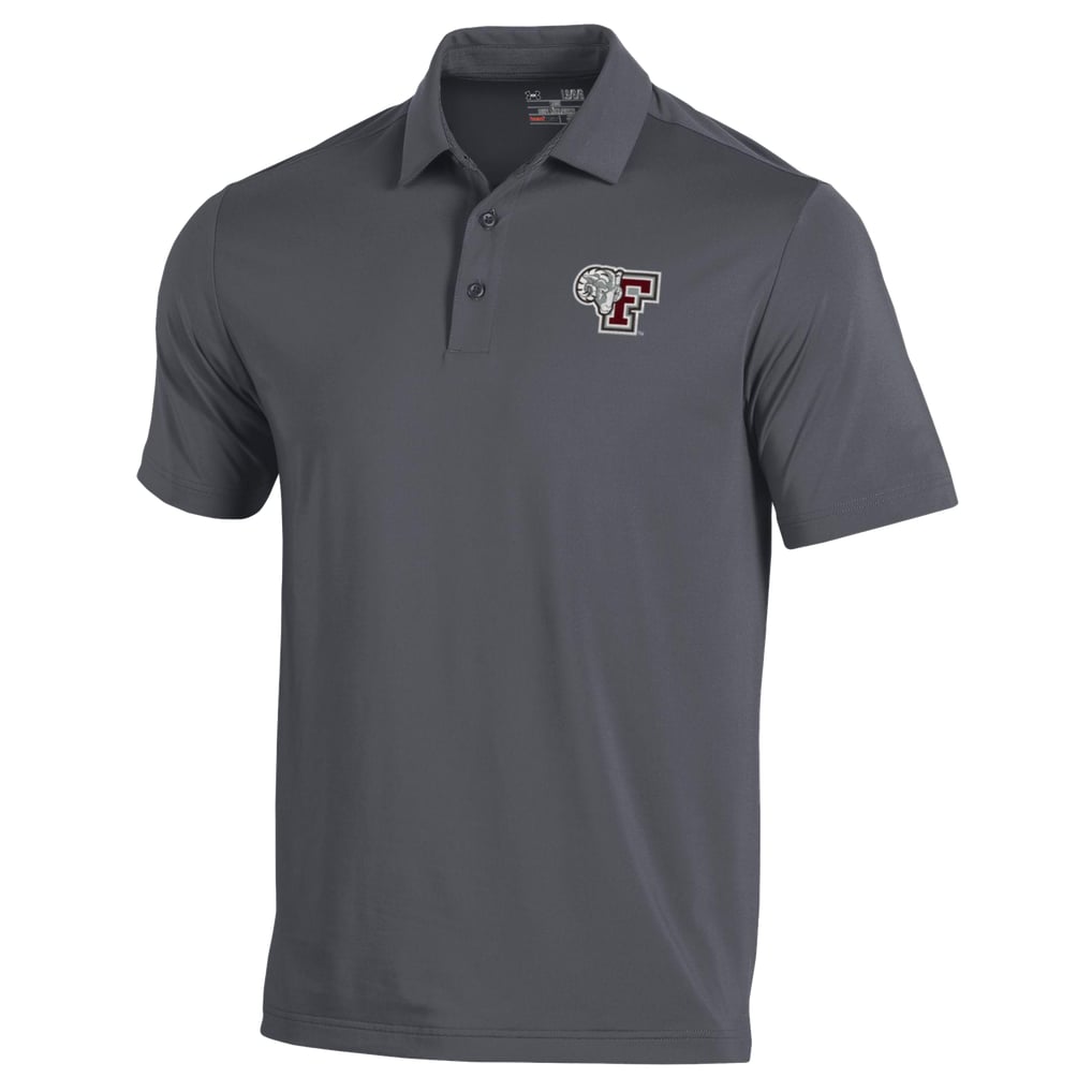  Fordham Rams Under Armour Performance Playoff Polo - Gray